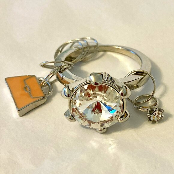 Jeanne Lottie Engagement Ring Key Chain - Picture 1 of 6